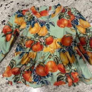 Posh Peanut lucia rashguard 1pc swimsuit 18-24‎